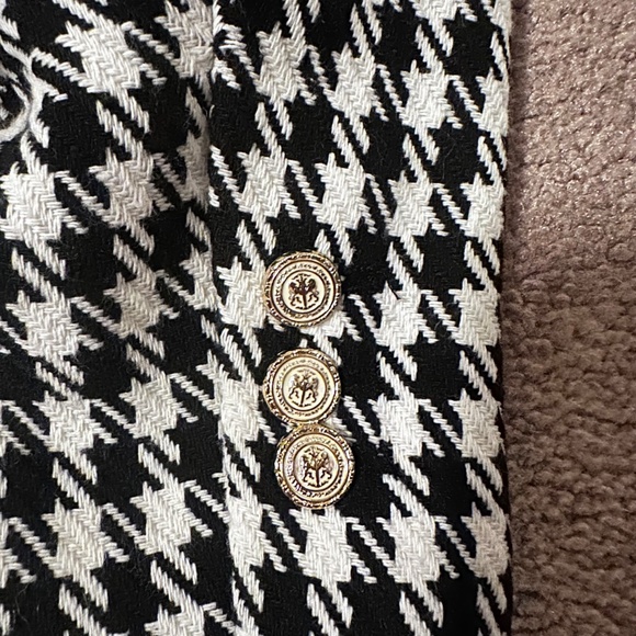 NWT Zara Houndstooth Blazer - Picture 5 of 6